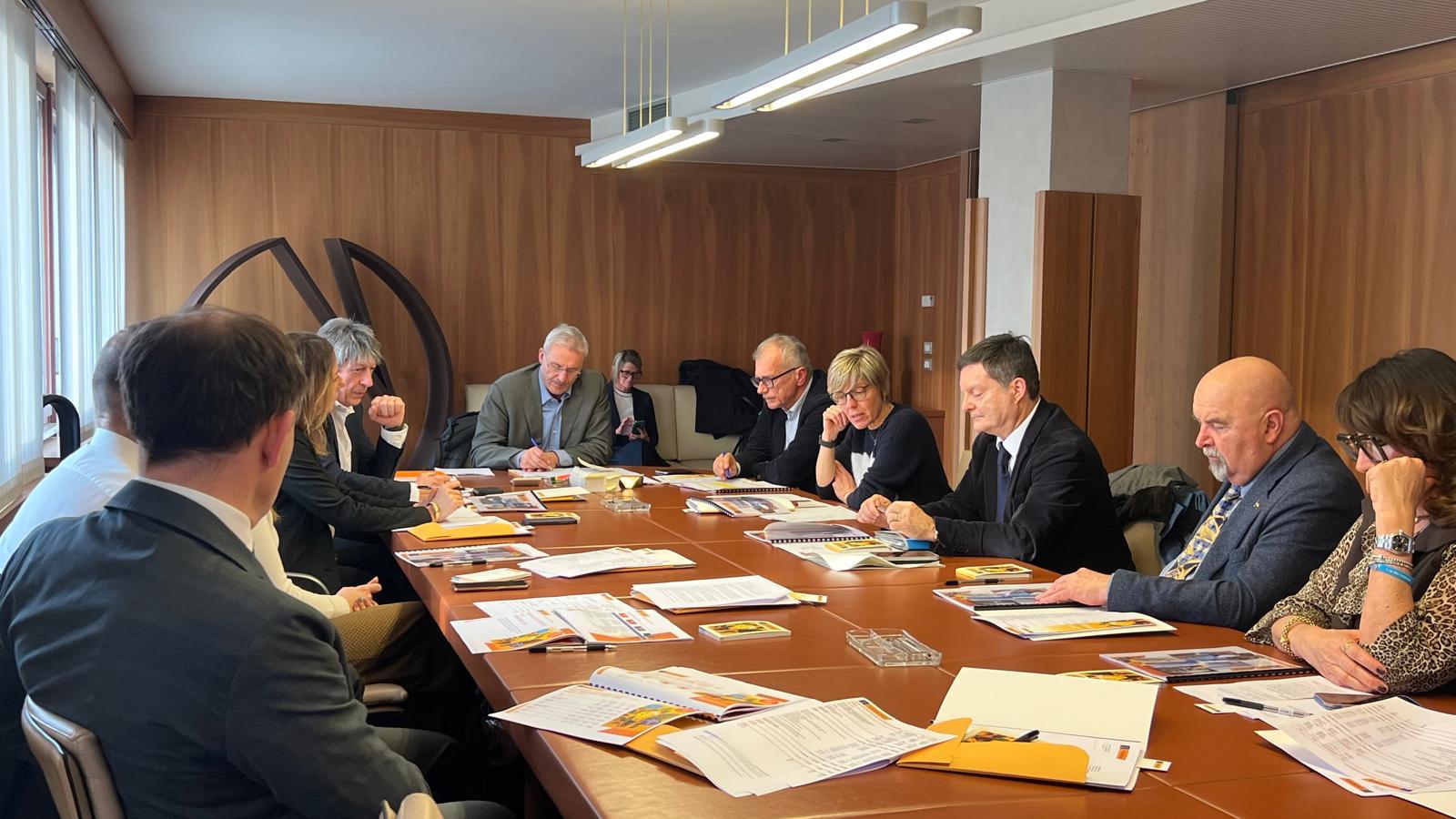 Un momento dell'assemblea di lunedì 23 febbraio