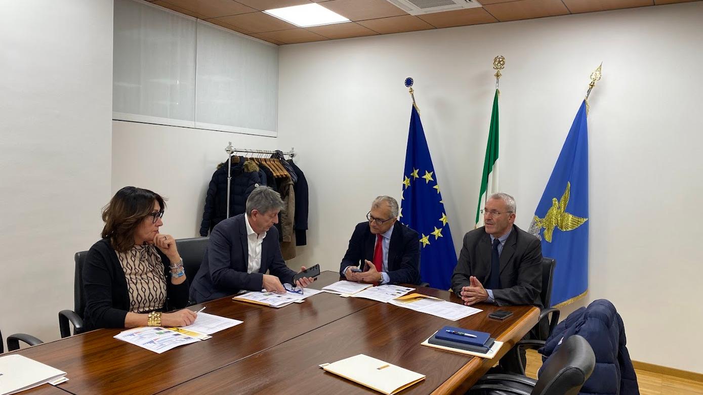 Un momento della conferenza stampa